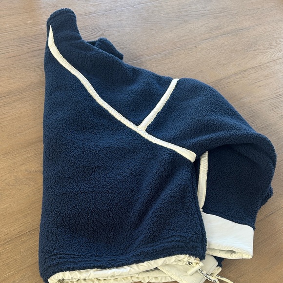 FP Movement by Free People Mountainside Half Zip Navy and Cream Jacket - Picture 5 of 5